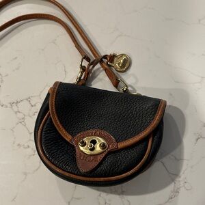 Dooney & Bourke Black and Brown Mini Bag